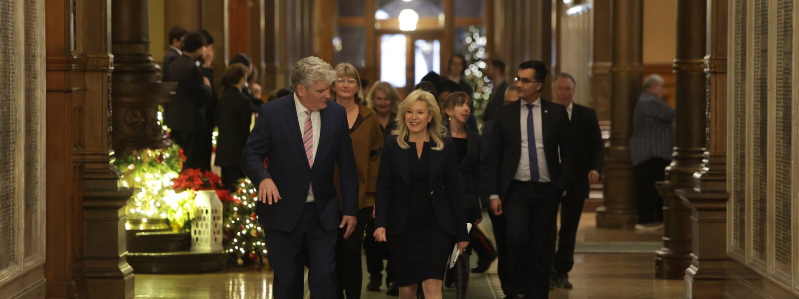 Bonnie arrives at Queen's Park